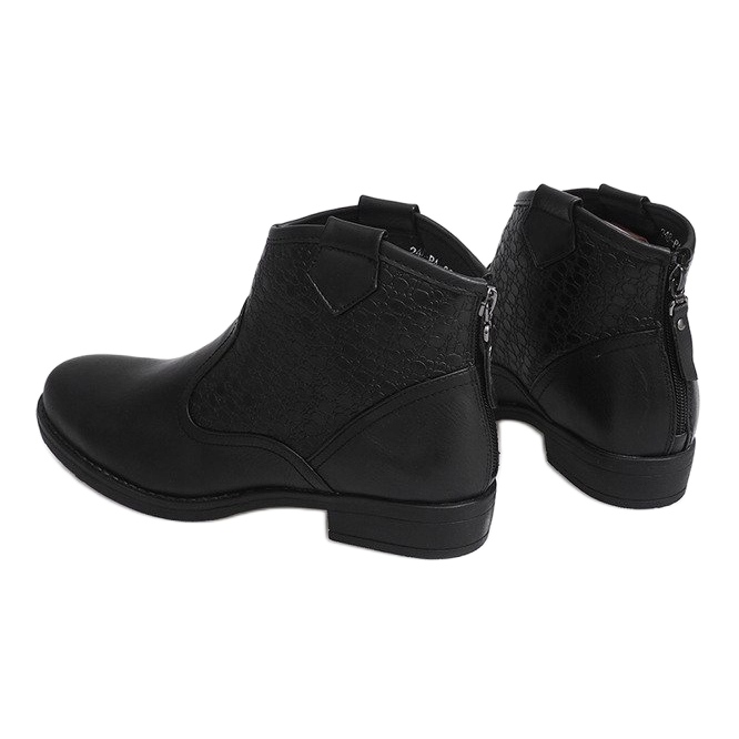 Chaussures Basses Cowboy Boots 248-PA Noir 2