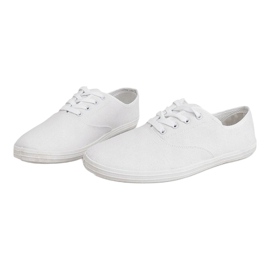 ZS-001 Baskets en textile blanc 1