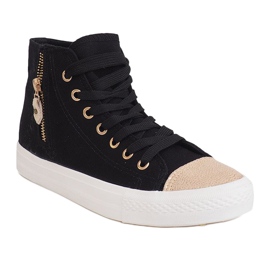 Baskets High Slider Hit Baskets H-11 Noir blanc 2