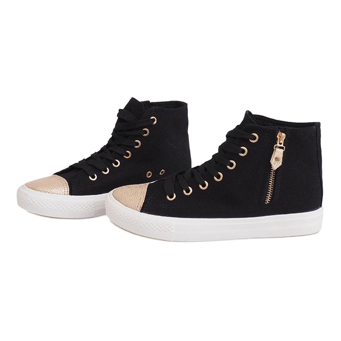 Baskets High Slider Hit Baskets H-11 Noir blanc 1