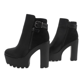 Bottes Chaudes Sur Un Poteau 979-GA Noir le noir 2