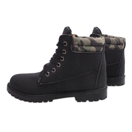 Bottes en bois isolées MD1710C Noir 1