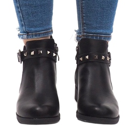 Bottines Chelsea solides et isolées CH-90 Noir 2