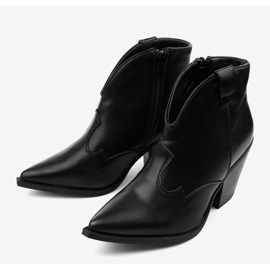Bottes de cowboy femme Pretender noires 2