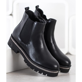 Sixth Sense Bottes sur la plate-forme noir 2