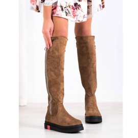 Seastar Bottes de plate-forme brun 1