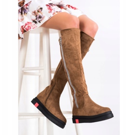 Seastar Bottes de plate-forme brun 2