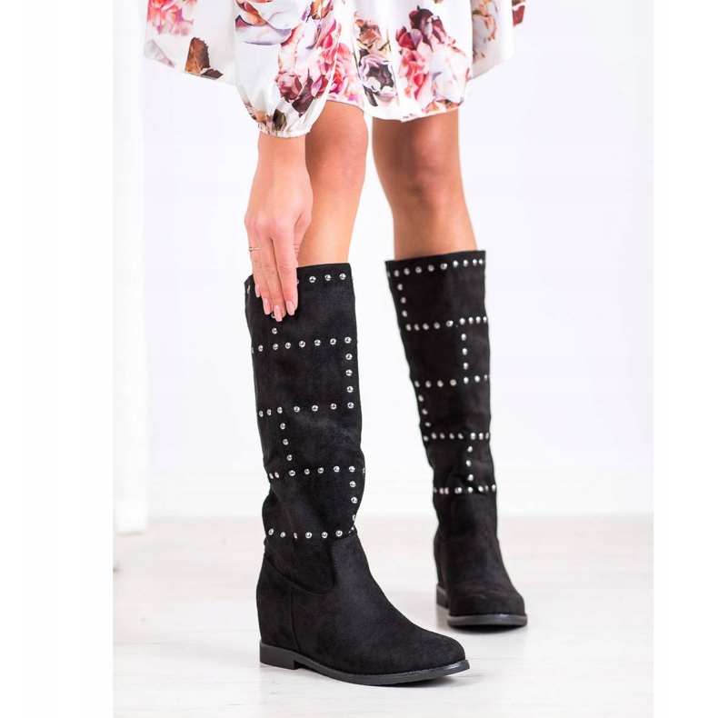 Seastar Bottes compensées à enfiler noir 1