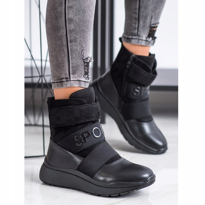 SHELOVET Bottes de sport chaudes noir 1