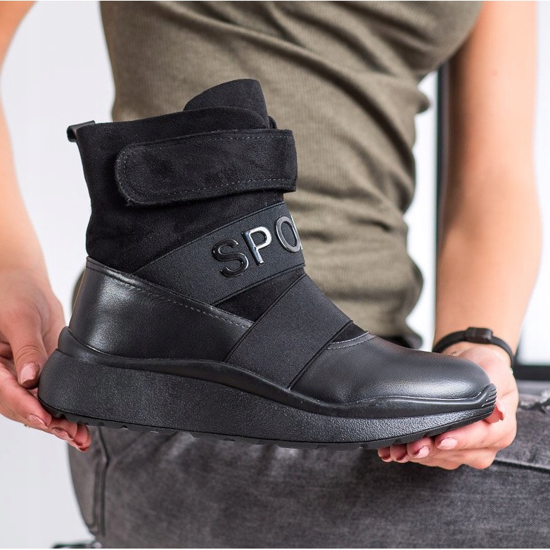 SHELOVET Bottes de sport chaudes le noir 2