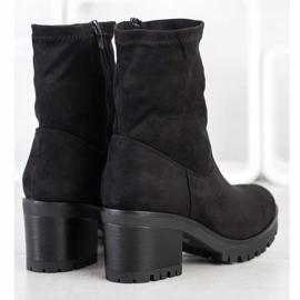 Flyfor Bottes hautes en daim le noir 3