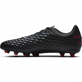 Chaussures de football Nike Tiempo Legend 8 Club FG / MG M AT6107 060 noir, rouge, noir/argent noir 2