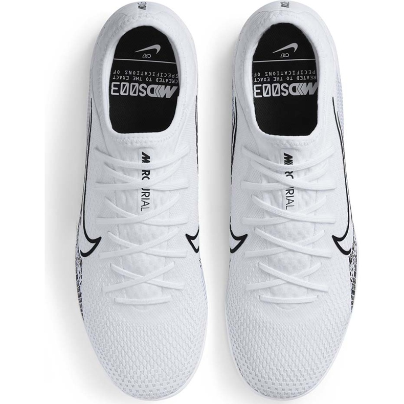 Chaussure de football Nike Mercurial Vapor 13 Pro Mds Ic CJ1302 110 blanc blanc 1