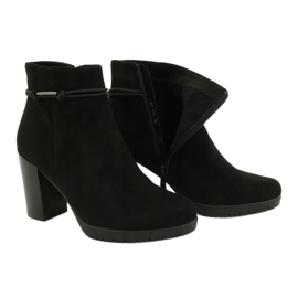 Bottes en daim noires Sergio Leone BT306 6