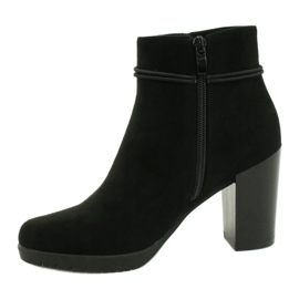 Bottes en daim noires Sergio Leone BT306 3