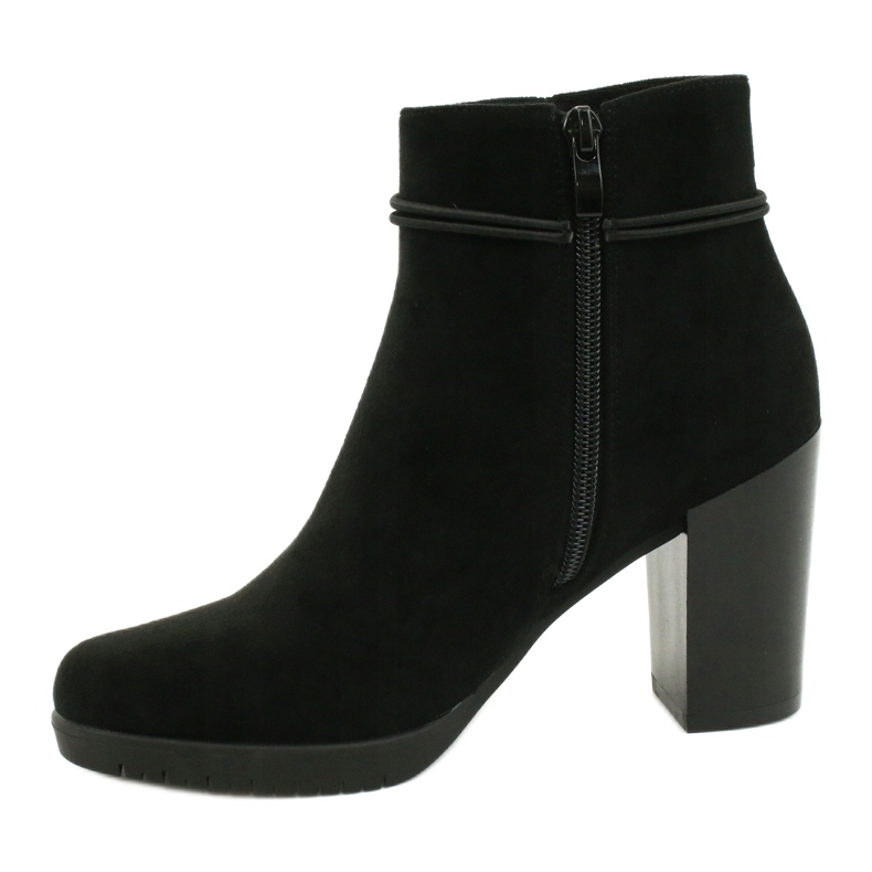 Bottes en daim noires Sergio Leone BT306 3