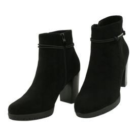 Bottes en daim noires Sergio Leone BT306 4