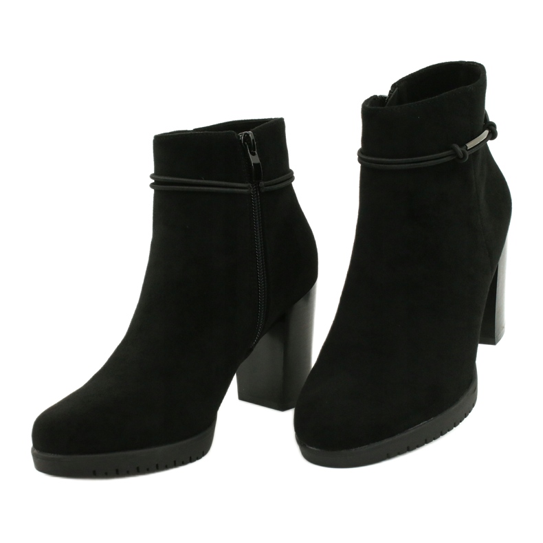 Bottes en daim noires Sergio Leone BT306 le noir 4