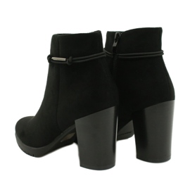 Bottes en daim noires Sergio Leone BT306 5