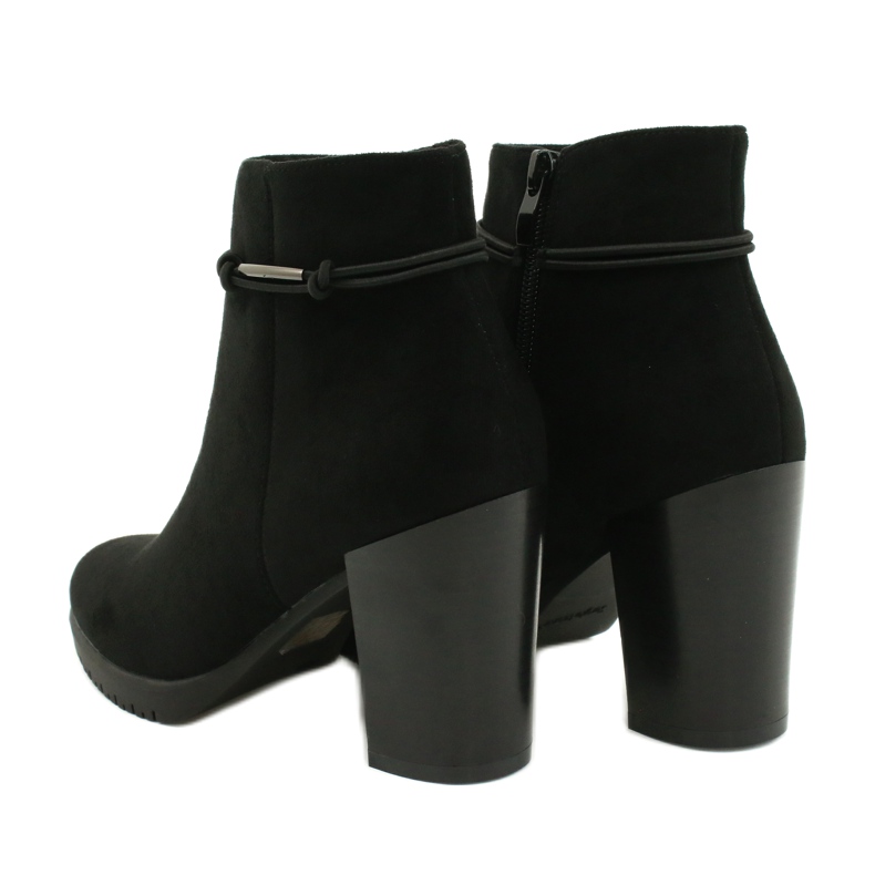 Bottes en daim noires Sergio Leone BT306 le noir 5