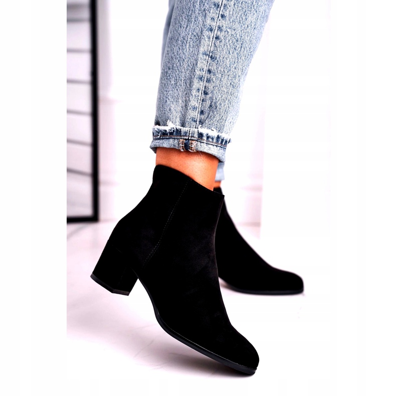 Bottes en daim noires Sergio Leone BT528 le noir 2