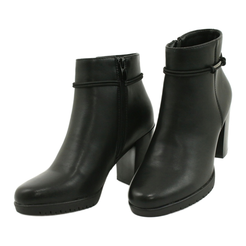 Bottes Noires Noir Sergio Leone BT306 4