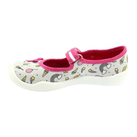 Chaussures enfant Befado 114X392 rose argent multicolore 2