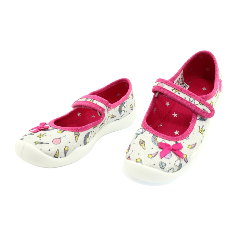 Chaussures enfant Befado 114X392 rose argent multicolore 3 Chaussures enfant Befado 114X392 rose argent multicolore 3