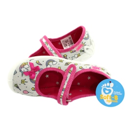 Chaussures enfant Befado 114X392 rose argent multicolore 5 Chaussures enfant Befado 114X392 rose argent multicolore 5
