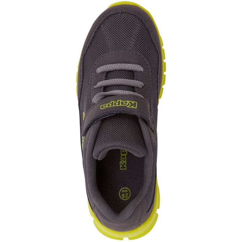 Kappa Follow Bc K chaussures pour enfants gris-lime 260634K 1633 1