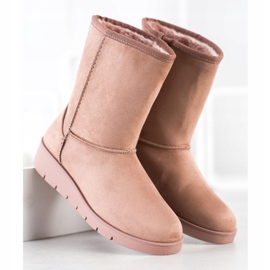 Kylie Haut Mukluki beige 1