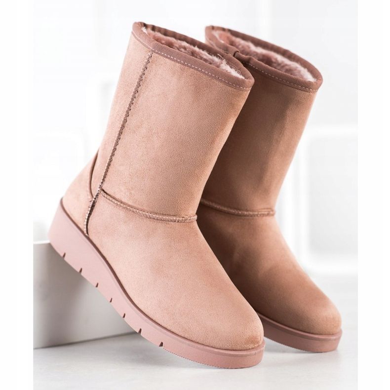 Kylie Haut Mukluki beige 1