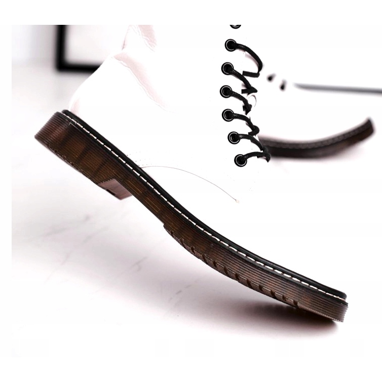 Evento Bottes pour femmes, bottes blanches verni 20BT35-3001 1