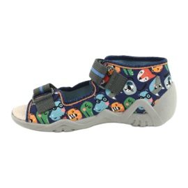 Chaussures enfant Befado jaune 350P013 bleu gris multicolore 6