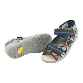 Chaussures enfant Befado jaune 350P013 bleu gris multicolore 8