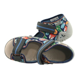 Chaussures enfant Befado jaune 350P013 bleu gris multicolore 9