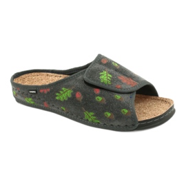 Befado Chaussures femme Inblu 155D116 gris multicolore vert 1