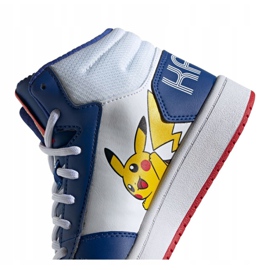 Chaussures Adidas Hoops Mid 2.0 Jr FW3167 blanc bleu 1