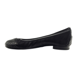 Ballerines femme élastique Gamis 1402 noir 2