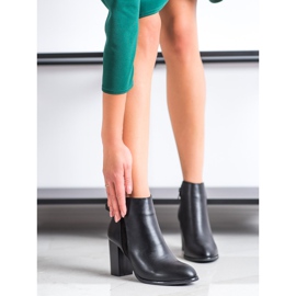 Cm Paris Bottes élégantes en éco-cuir le noir 1