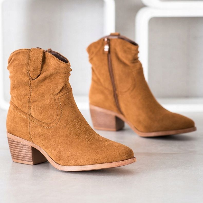 Cm Paris Cow-girls chameau brun multicolore 1