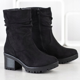 Flyfor Bottes à tiges à volants noir 1