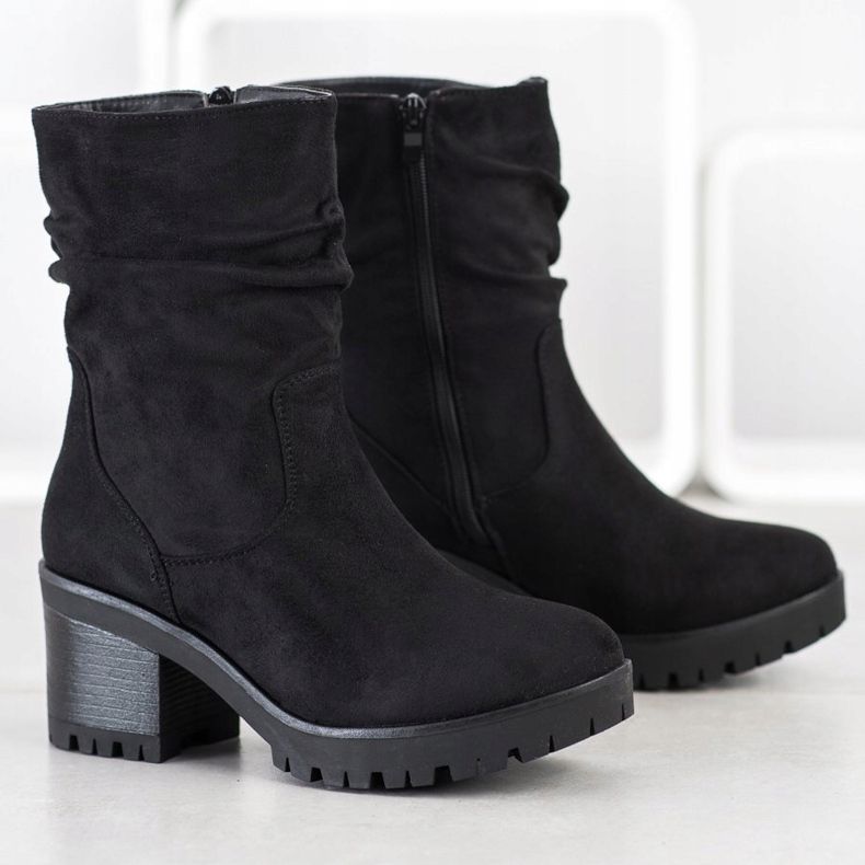 Flyfor Bottes à tiges à volants le noir 1