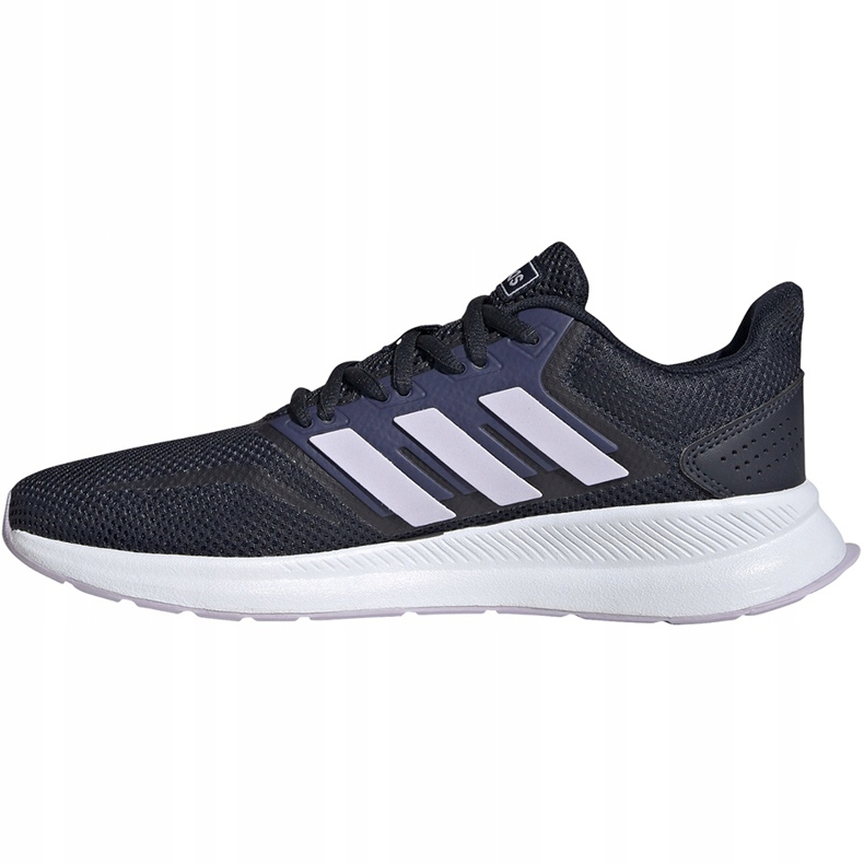 Chaussures femme Adidas Runfalcon bleu marine et rose EG8626 violet 2