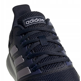 Chaussures femme Adidas Runfalcon bleu marine et rose EG8626 violet 4