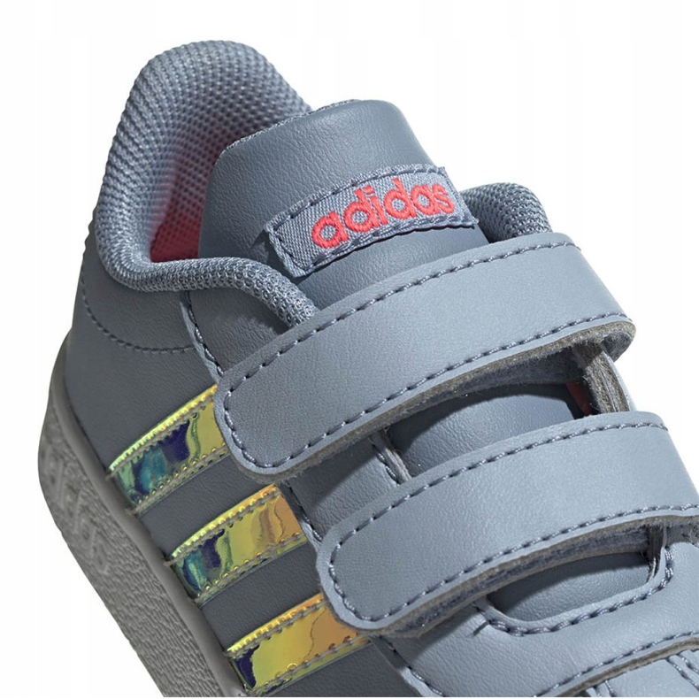 Adidas Vl Court 2.0 Cmf Jr FW4964 chaussures gris 1 Adidas Vl Court 2.0 Cmf Jr FW4964 chaussures gris 1