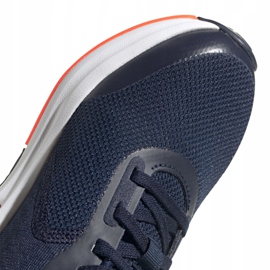 Chaussures de course adidas FortaRun Jr FV2601 blanc bleu marine orange 1