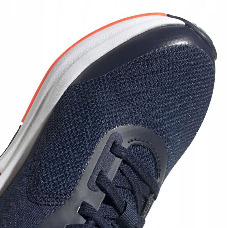 Chaussures de course adidas FortaRun Jr FV2601 blanc bleu marine orange 1