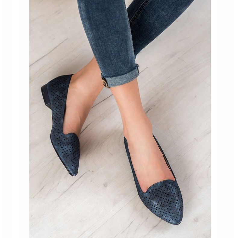 Goodin Ballerines Avec Effet Holo bleu marine bleu 1