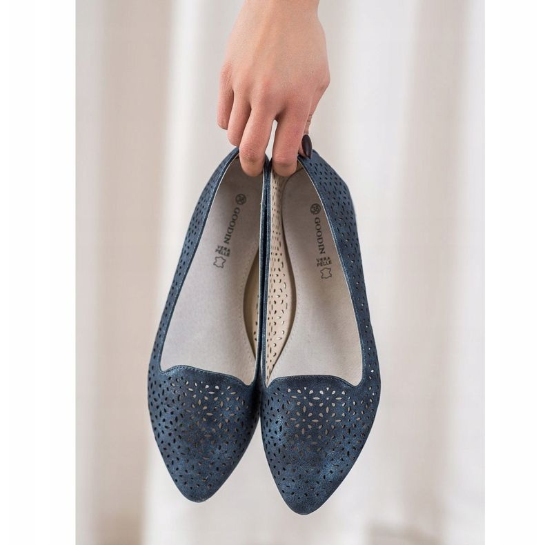 Goodin Ballerines Avec Effet Holo bleu marine bleu 2